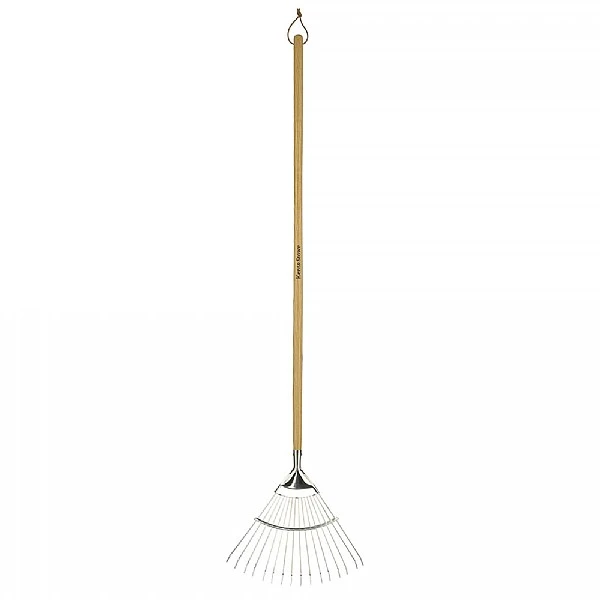 Kent & Stowe Stainless Steel Long Handled Lawn & Leaf Rake 3 Kent & Stowe Stainless Steel Long Handled Lawn & Leaf Rake