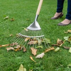 Kent & Stowe Stainless Steel Long Handled Lawn & Leaf Rake 7 Kent & Stowe Stainless Steel Long Handled Lawn & Leaf Rake -GreenHaven Shop 1002010 2