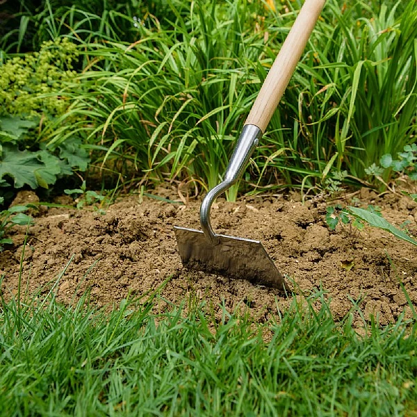 Kent & Stowe Stainless Steel Long Handled Draw Hoe 4 Kent & Stowe Stainless Steel Long Handled Draw Hoe - Image 2