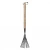 Kent & Stowe Stainless Steel Border Hand Shrub Rake -GreenHaven Shop 1031066