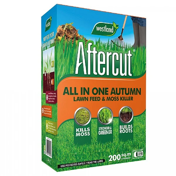 Westland Aftercut All-In-One Autumn Lawn Feed And Moss Killer Large Box - 200sq.m 3 Westland Aftercut All-In-One Autumn Lawn Feed And Moss Killer Large Box - 200sq.m