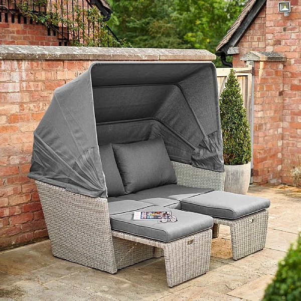 Kettler Palma Daybed - White Wash 3 Kettler Palma Daybed - White Wash