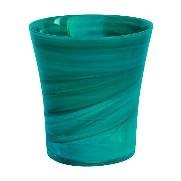 Ivyline Flared Orchid Pot Cover Teal 14cm 3 Ivyline Flared Orchid Pot Cover Teal 14cm