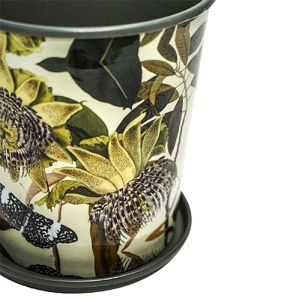 Kew Botanical Retreat Planter With Saucer 16cm 4 Kew Botanical Retreat Planter With Saucer 16cm - Image 2