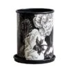Kew Eclectic Orangery Noir Planter With Saucer 13cm 1 Kew Eclectic Orangery Noir Planter With Saucer 13cm -GreenHaven Shop 1227769