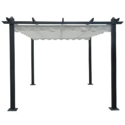 Salamanca 3x4m Grey Gazebo -GreenHaven Shop 1229453 2