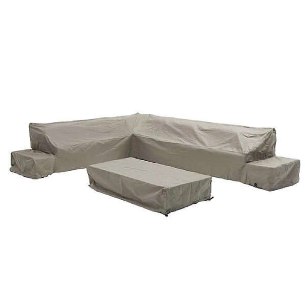 Bramblecrest Vilamoura Rectangular Modular Sofa & Coffee Table Set Covers Khaki 3 Bramblecrest Vilamoura Rectangular Modular Sofa & Coffee Table Set Covers Khaki