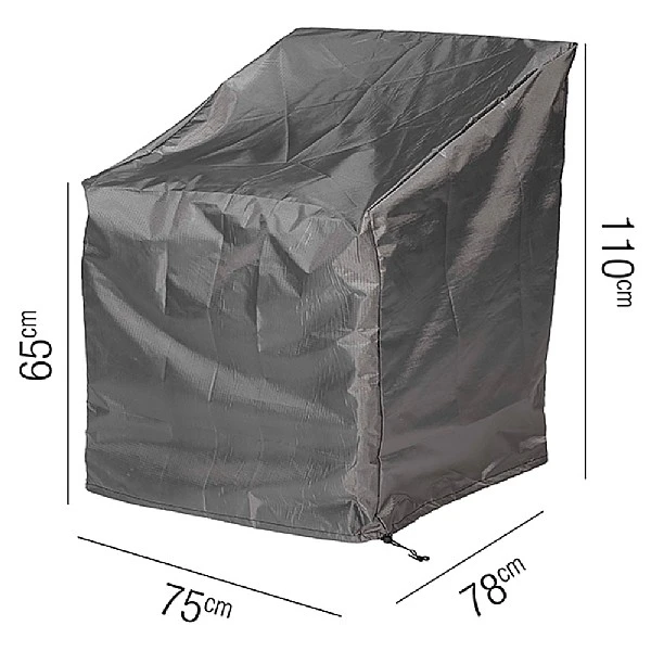 Pacific Lifestyle High Back Lounge Chair Aerocover 4 Pacific Lifestyle High Back Lounge Chair Aerocover - Image 2