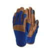 Town & Country Premium Synthetic Leather Blue Gloves Medium 1 Town & Country Premium Synthetic Leather Blue Gloves Medium -GreenHaven Shop 331994