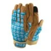 Town & Country Lux-fit Synthetic Leather Blue Gloves Medium 2 Town & Country Lux-fit Synthetic Leather Blue Gloves Medium -GreenHaven Shop 420465