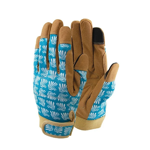 Town & Country Lux-fit Synthetic Leather Blue Gloves Small 3 Town & Country Lux-fit Synthetic Leather Blue Gloves Small