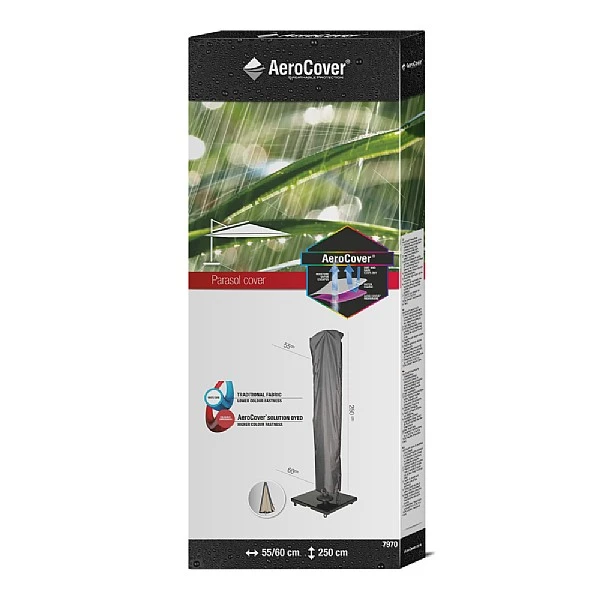 Pacific Lifestyle Free Arm Parasol Aerocover 3 Pacific Lifestyle Free Arm Parasol Aerocover