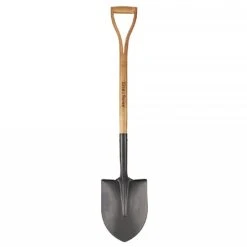 Kent & Stowe Carbon Steel Round Nose Shovel