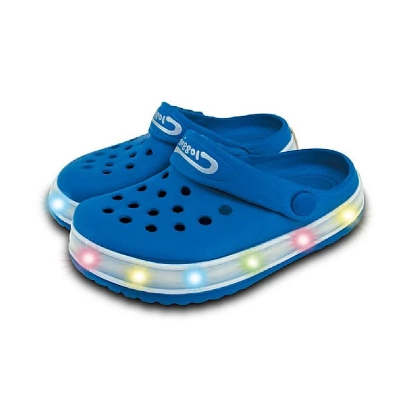 Town & Country Kids Eva Light Up Cloggies Blue 3 Town & Country Kids Eva Light Up Cloggies Blue