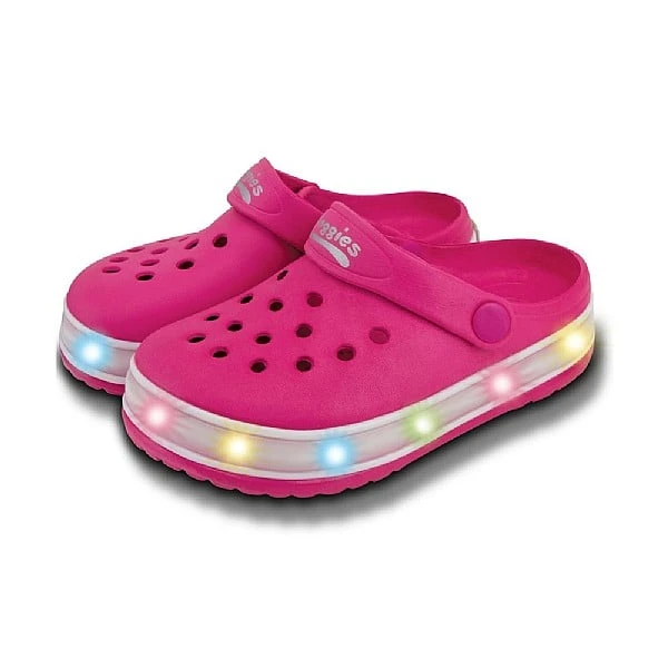 Town & Country Kids Eva Light Up Cloggies Pink 3 Town & Country Kids Eva Light Up Cloggies Pink