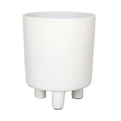 Ivyline Pisa Pot Cover White (Various Sizes)