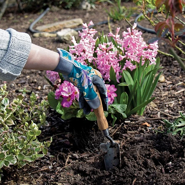 Town & Country Teal Lux-Fit Synthetic Leather Gloves 4 Town & Country Teal Lux-Fit Synthetic Leather Gloves - Image 2